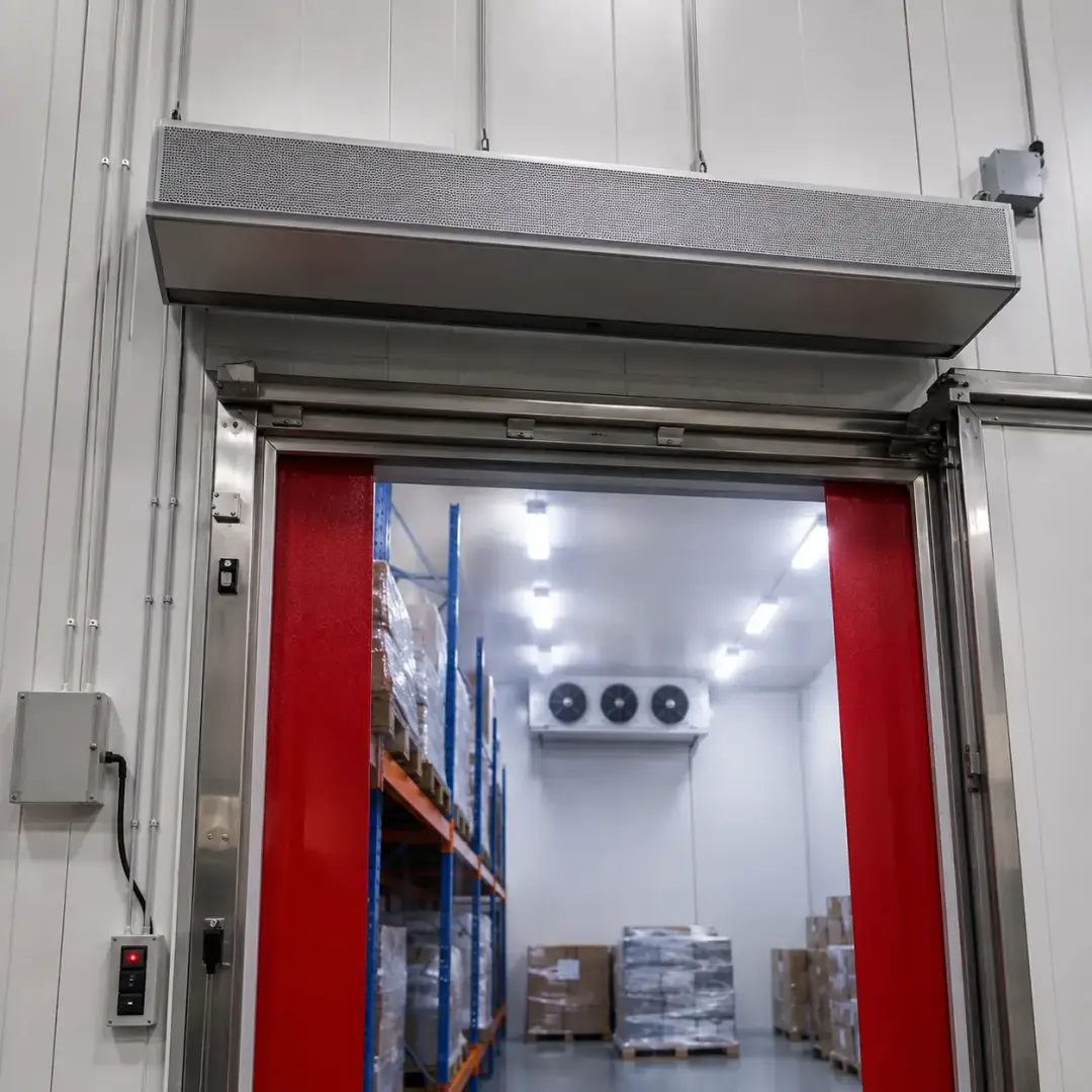 Cold Air Escaping from Refrigerated Areas